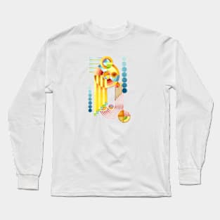 Art Deco Geometric Long Sleeve T-Shirt